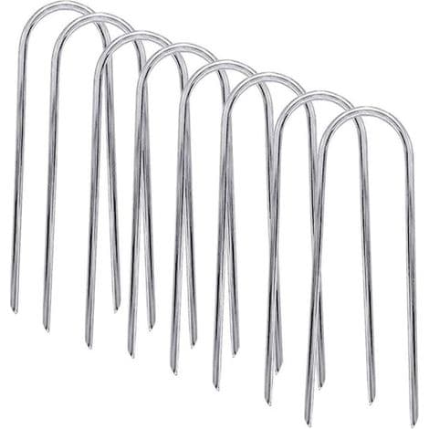 Teltpløkker. Galvaniserede U-formede ankre. 8 stk.