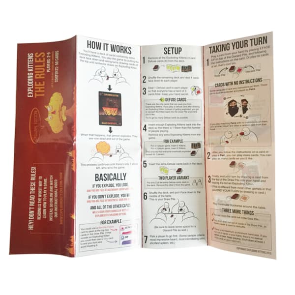 Exploding Kittens -korttipeli - Aito hologrammi perheelle ja juhliin - Aikuisille ja lapsille