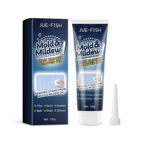 120g/boks Jue-Fish muggfjerningsgel - Multifunksjonell muggfjerner for vegger, flisfuger, baderomstak
