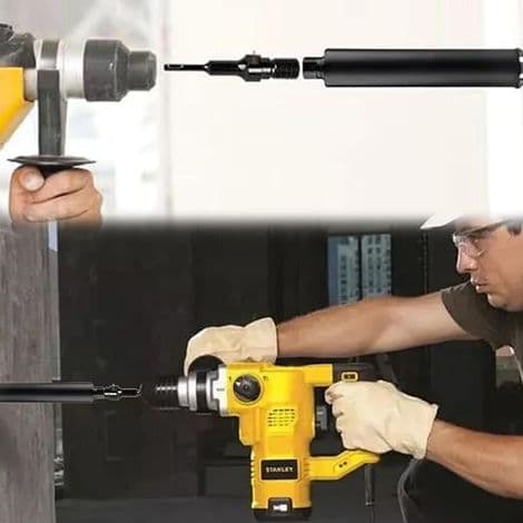 SDS MAX Adapter - 1 1/4\" UNC Gevind - Til SDS MAX Kernebor og Borehammere - 1 Styk