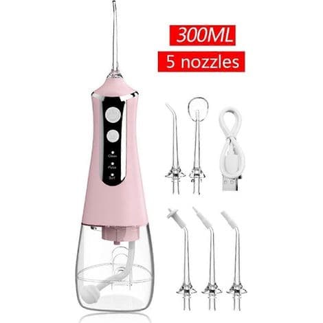 Bærbar højtryksvandstråle dental irrigator