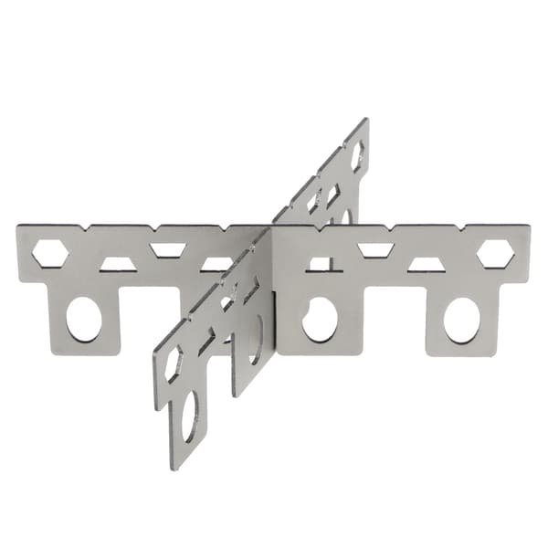 Mini Titanium Alkoholbrænder til Camping med Letvægts Krydsstøtte til Backpacking