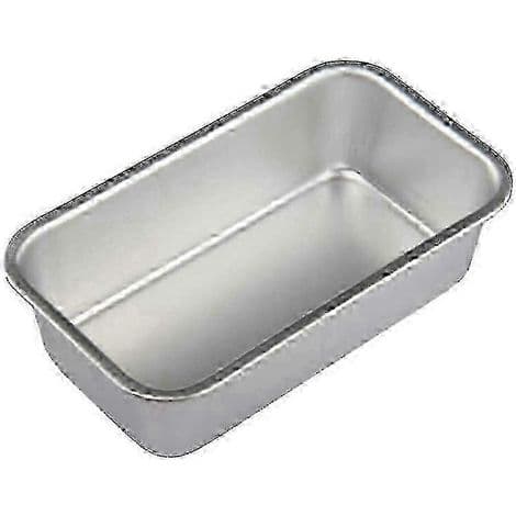 Non-stick rektangulær brødform i aluminium. 4 stk. Ideel til bagning af hjemmelavede kager og bagværk.