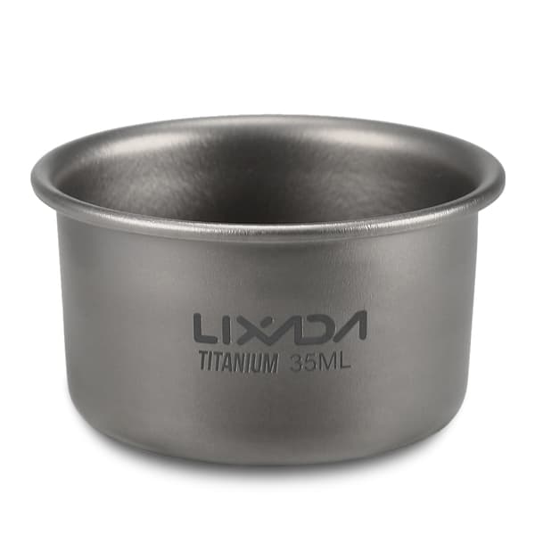 Titanium Mini Tekop 35ml 8g til Hjem, Kontor, Camping, Vandring, Kaffe