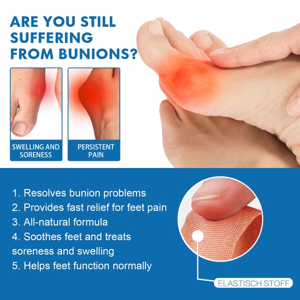 10 st/förpackning Ximonth Bunion Corrector Patch för knölar, svullna tår och lindring av ledvärk