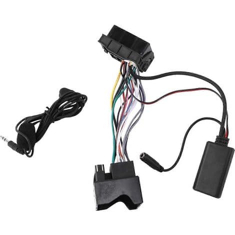 Bluetooth-adapterkit för bilradio. AUX-kabel och handsfree-kit för BMW E60, E63, E90 och E91.