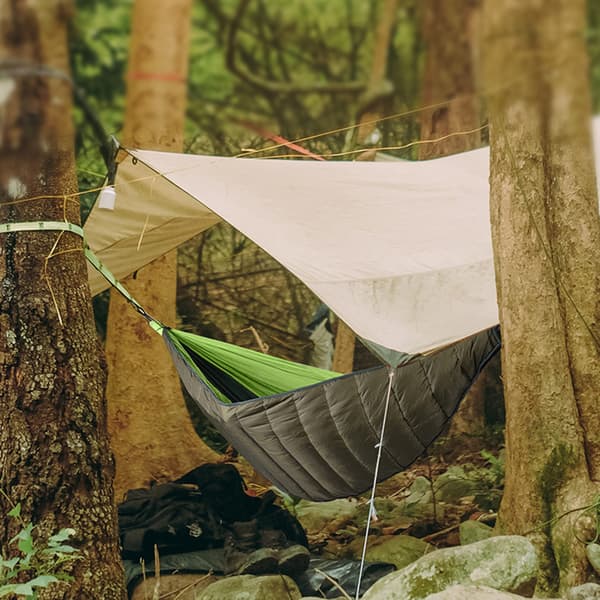 Varm Hængekøje Underdyne til Vintercamping, Vandring, Backpacking med Kompressionspose