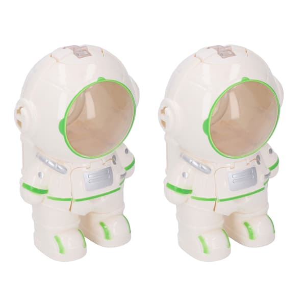 2 st Astronaut Vattendispenserkopp 250 ml med Bärbart Bälte för Utomhusresor Beige
