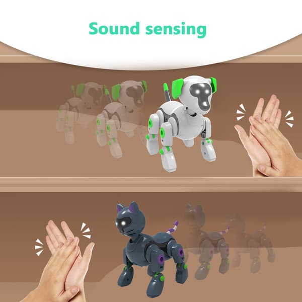 Interaktivt legetøj Smart DIY Robotkat til børn, gave til drenge og piger