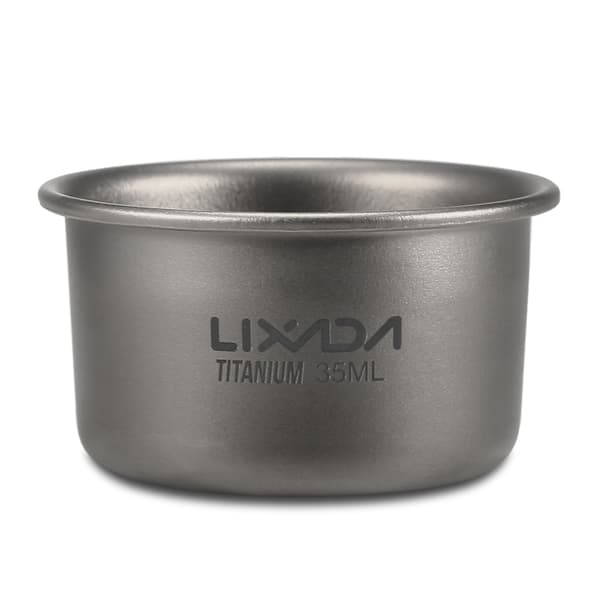 Titanium Mini Tekop 35ml 8g til Hjem, Kontor, Camping, Vandring, Kaffe