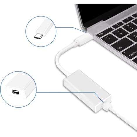 Thunderbolt 3 til Thunderbolt 2-adapter - Højhastighedsdata- og videokonvertering - Kompatibel med Mac macOS Sierra+ - 1 stk.