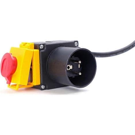 KOA7 16A 250V vedklyv utrustad med en magnetisk tryckknapp
