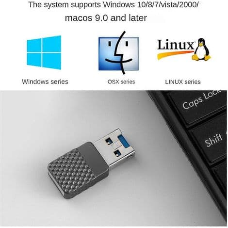 USB 3.0 minneskortläsaradapter för PC, laptop och surfplatta.