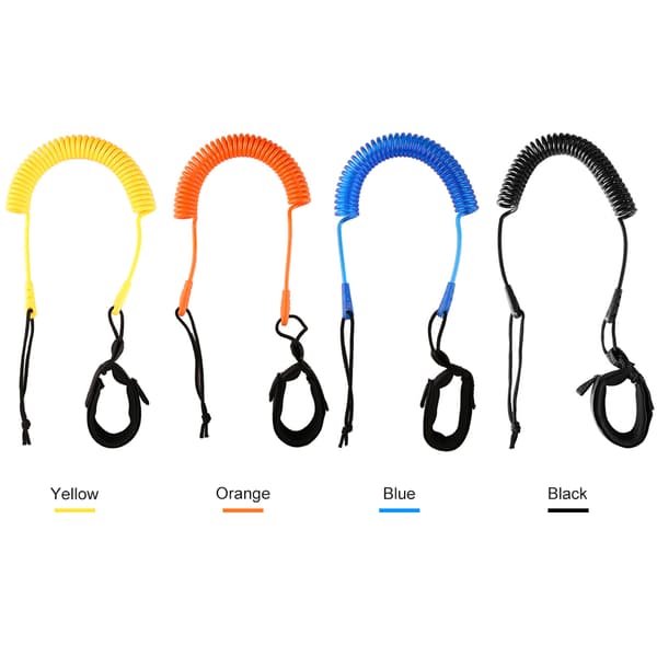 Elastisk håndledsrem til paddleboard 10ft SUP surfbræt leash med anti-korrosionsforbindelse og blød justering
