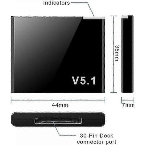 Bose SoundDock Bluetooth-adapter. Mini trådløs mottaker for høyoppløselig lyd.
