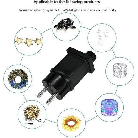 4,5V 4,5W LED-strømforsyning med IP44 vanntett strømadapter for julelampe