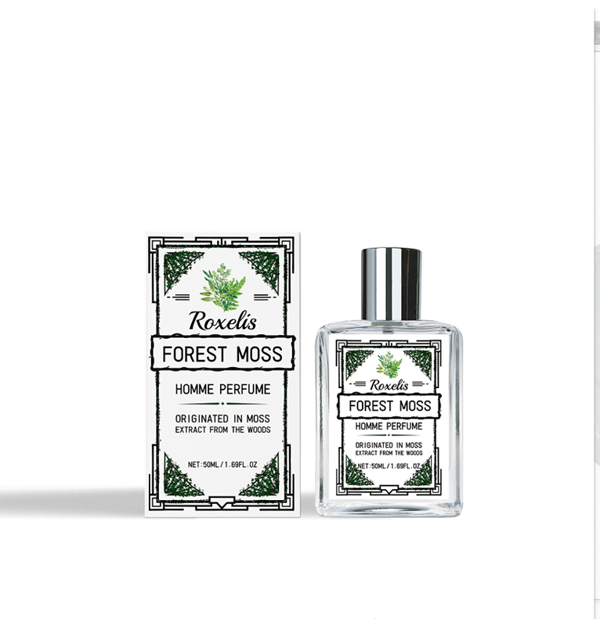 50 ml/låda Roxelis Herrparfym - Fresh Forest Cologne Träig Doft, Elegant, Mild, Långvarig, Charmig Herrdoft, Mild Typ