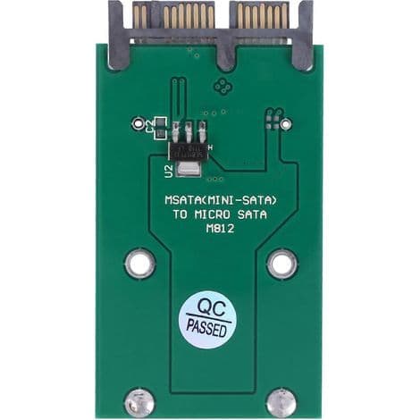 Mini PCI-E MSATA SSD til Micro-SATA 1,8 tommer adapterkort