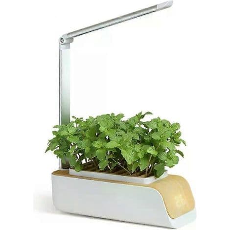 Smart, jordfrit hydroponisk dyrkningssystem. Justerbart. 5V DC. Til indendørs havearbejde. Plantegrowlights.