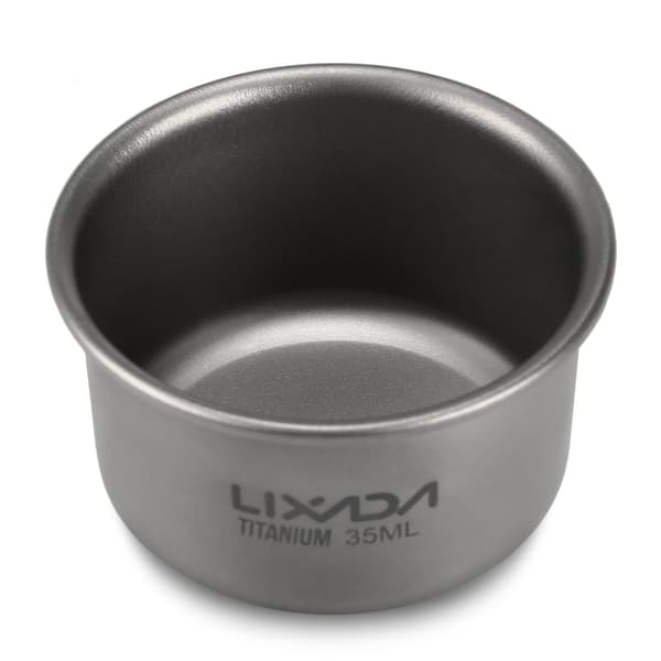Titanium Mini Tekop 35ml 8g til Hjem, Kontor, Camping, Vandring, Kaffe