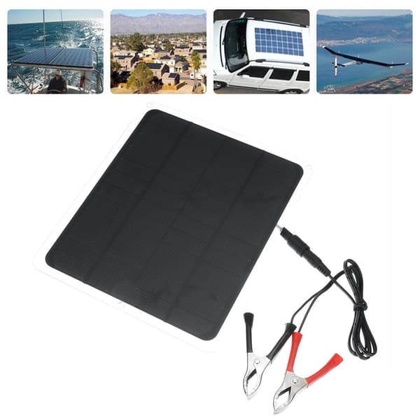 Bærbart 20W monokrystallinsk silicium solpanel til camping og vandreture med USB-oplader
