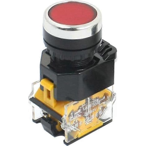 2 kpl hetkellisiä painonappeja, 22 mm, 10 A, 380 V, DPST, punainen ja vihreä