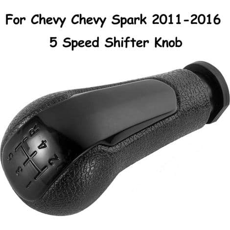 Gearskifteknop - 5 gear - Til Chevrolet Spark 2011 til 2016 - Direkte udskiftning - 1 stk.