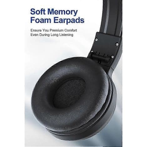 Over-ear Bluetooth stereo hovedtelefoner med FM-radio