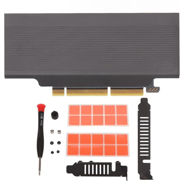Dual M.2 PCIe 4.0 til NVMe Adapterkort