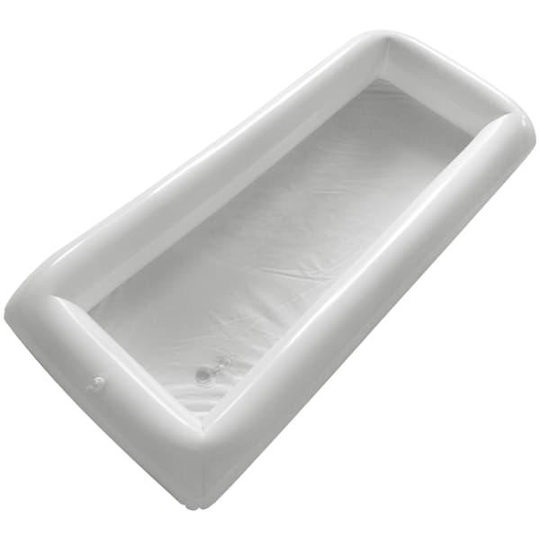 Oppblåsbart isserveringsbord for buffeter med avløpsplugg - Ideelt for bassengfester og grilling