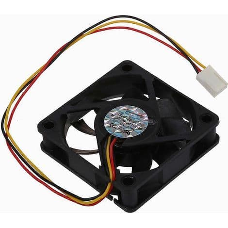 CPU-kølerblæser til 60 x 60 mm radiator - Sort