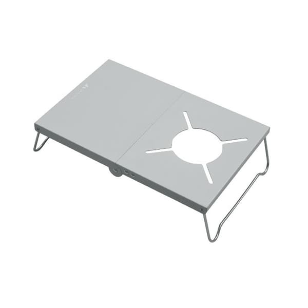 Sammenklappeligt campingbord til komfur, kompakt og robust, til camping og backpacking