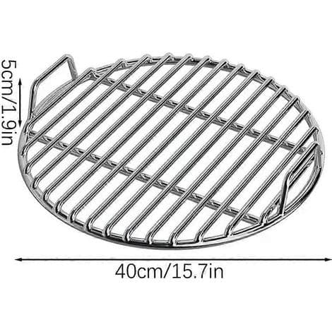 Allsidig rund grillrist i rustfritt stål for hagegrilling