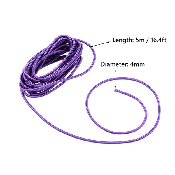 Elastisk snor for kajakker 5m 4mm/5mm nautisk tilbehør