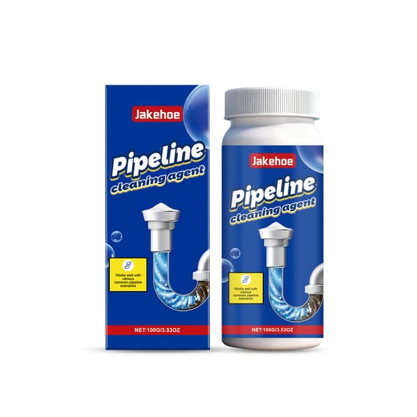 100g/boks Jakehoe avløpsrens, enkel å bruke, egnet for ulike vanlige rør.