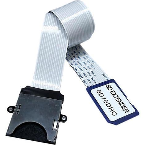 SD til SD-kort forlængerkabel. Kortlæseradapter. Fleksibelt Micro-SD til SD/SDHC/SDXC forlængerkabel.