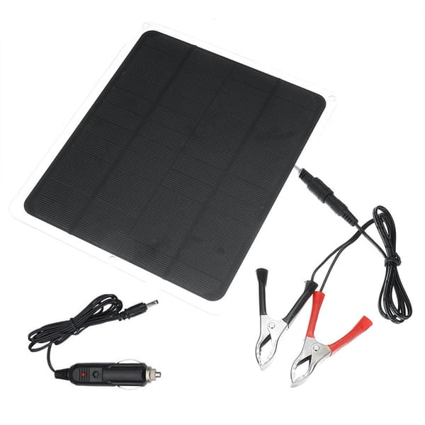 Bærbart 20W monokrystallinsk silicium solpanel til camping og vandreture med USB-oplader