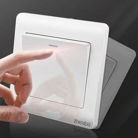 Väggströmbrytare 1 2 3 4-vägs 16 A 250 V Typ 86 Vit - För belysning och elektriska apparater - 1-pack