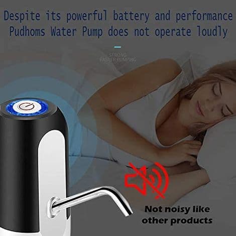 Vattenpump - USB Elektrisk Pump för Flaskor - Universellt Kompatibel för Dunkar och Flaskor - Bärbar - 1 Styck