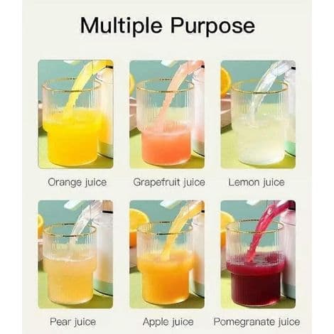 Automatisk saftpresser. Trådløs bærbar juicer