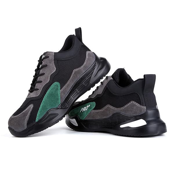 Lette, åndbare arbejdssko til mænd med ståltåkappe, sikkerhedssko, sneakers