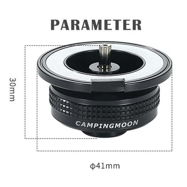Gassylinderomformeradapter for patronkomfyr Utendørs campingtilbehør