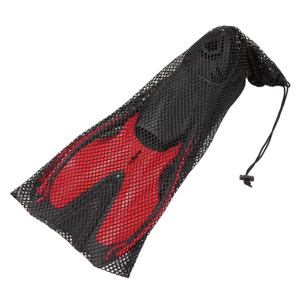 Net-snørepose til dykker- og snorkeludstyr, opbevaring af finner og masker.