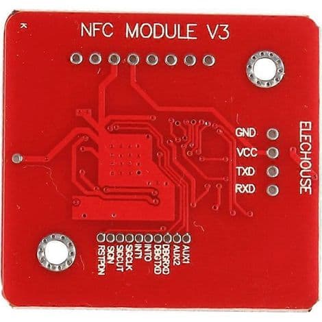 NXP RFID V3 PN532 NFC-modulkit. Nærfeltskommunikation (NFC) læser. I2C/SPI-interface. HSU med S50 Whi