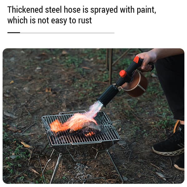Hög effekt 3500W eldkastare för camping BBQ bärbar eldstarter utomhusverktyg