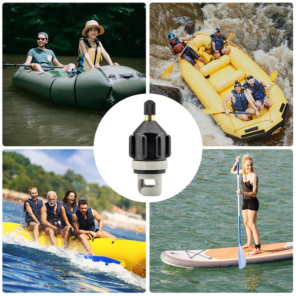 Universal pumpeadapter til oppustelige både, SUP'er og paddleboards - ventilforbinder