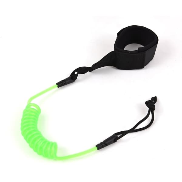 Ankel leash til surfbræt 1,2m/4ft elastisk oprullet SUP surf kano TPU