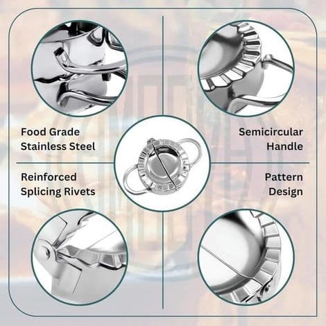 Ravioliform. Pastapresse. Dumplingform. Pelmeniform. Raviolimaskin. Dumplingform. Rund kutter. For terter