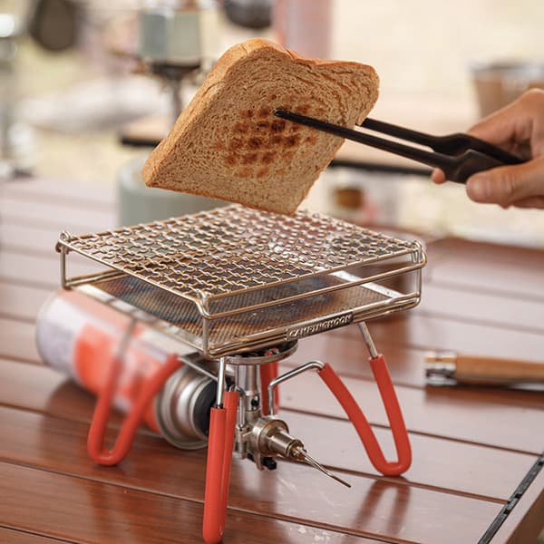 Bærbart Mini Sammenfoldeligt Grillnet til Komfur, Rustfrit Stål, Udendørs BBQ-værktøj