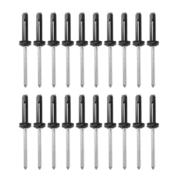 20 STK Aluminium Tri-Grip Nitte til Kajak Kano Bådtilbehør Dybvand Langt Greb